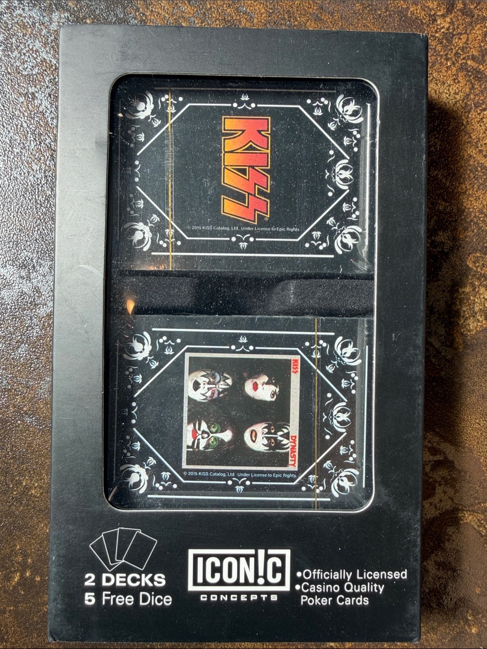 Kiss Playing Card Set of 2 Decks
